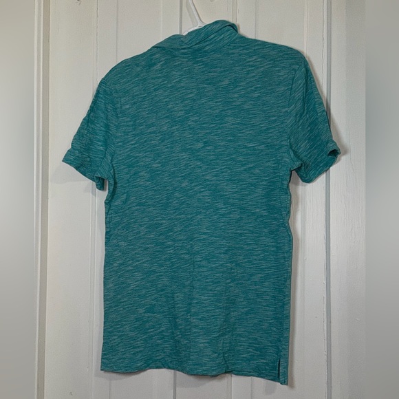 Men’s Marc Anthony Turquoise Polo Shirt size medium slim fit - Picture 2 of 3